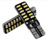 T10 Led 24 Ledli 10 ADET Metal Ultra Beyaz Park Plaka Tavan Ampulü - 2