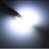 T10 Led 10 ADET Metal Ultra W5W 8 Ledli Beyaz Park Tavan Plaka Ampulü - 2