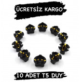 T5 Ampul Gösterge Ve Panel Duyu 10 Adet - 1
