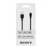 Sony CP-AB100 100cm Micro Usb 2.4A Hızlı Şarj ve Data Kablosu Siyah thumbnail 4