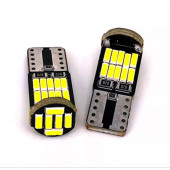 T10 Led 26 Ledli BEYAZ W5W Metal Ultra Power Park Plaka Tavan Ampulü 10 Adet - 7