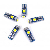 T5 Led BEYAZ Oto Kilometre Kadran Ambians Aydınlatma Ampulü 10 Adet - 6