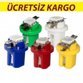 T5-8.5D Led Kilometre Kadran Aydınlatma Ampülü 10 ADET Beyaz - 1