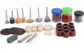 Taşlama Zımpara Seti - 105 Parça Gravür Oyma Dremel Taşlama Zımpara Aksesuar Uc Seti Hobi Aletleri - 2