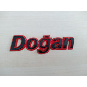 DOĞAN YAZISI RENKLİ kırmızı - DOĞAN ARMASI (DOĞAN BAGAJ YAZISI) DOĞAN BAGAJ LOGOSU - 1