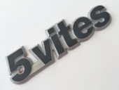 DOĞAN SL YAZISI 5VİTES YAZISI SET GRİ, DOĞAN SL 5 VİTES BAGAJ YAZISI, DOĞAN SL BAGAJ LOGOSU, DOĞAN SL ARMASI - 4