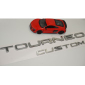 Ford Tourneo Custom 2014+ 3M 3D Parlak Krom ABS Bagaj Yazı thumbnail 2