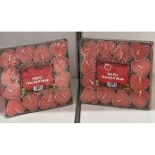 Mum Tea lights 16ad KALP Şekilli - 7