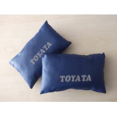 TOYOTA BOYUN YASTIĞI MAVİ 1.KALİTE DERİ TOYOTA YASTIK TAKIMI (BAŞLIK YASTIĞI) seyahat yastığı - 1