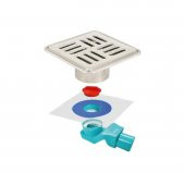 Sukar Line 9 10x10 Izgaralı Yer Süzgeci Ø50 Çap 1153-0011099-01 - 1