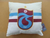 TRABZONSPOR LOGOLU KIRLENT YASTIK (ORJİNAL LİSANSLI) SEYAHAT YASTIĞI - 2