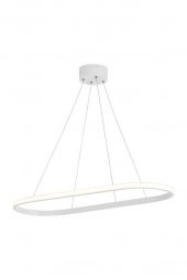 Eray Aydınlatma 2005-1 Beyaz Tekli Elips Led  Avize thumbnail 1