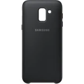 Samsung Galaxy J6 2018 Orjinal Dual Layer Sert Kılıf - Siyah thumbnail 4