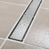 Sukar Line 4E Plain 30 cm Paslanmaz Çelik Izgaralı Krom Duş Kanalı 1154-1033050-01 - 2