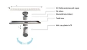Sukar Line 4E Plain 40 cm Izgaralı Krom Duş Kanalı 1154-1034050-01 - 2