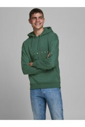 JACK JONES Erkek Kapüşonlu Sweatshirt 12176864 - 1