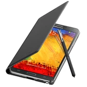 Samsung N9000 Galaxy Note 3 Flip Wallet Orjinal Kılıf - Siyah EF-WN900B - 1