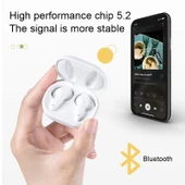 G30 Profesyonel Oyuncu Kulaklığı Kablosuz Kulakiçi Rgb Işıklı Çift Mikrofonlu 3 Modlu Bluetooth 5.2 Beyaz - 6