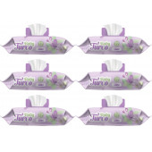 Baby Turco Leylak Kokulu Islak Bebek Havlusu 6'lı Paket - 1