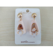 BAYAN KÜPESİ, YENİ SERİ EKONOMİK DENİZ KABUĞU KÜPE, KÜPE SETİ, Sortie Bayan Küpesi, - 2