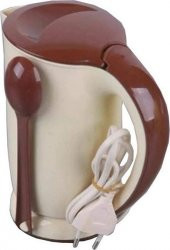 220 Volt Plastik Kettle  Elektrikli Mini Kettle Elektrikli Su Isıtıcısı Kahve Ketıl 0.7 Lt - 2