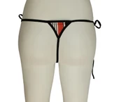 ASM1048 Kadın Renkli Pijama Desenli Nostalji String - 3
