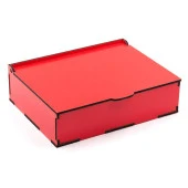 Sevdiklerinize Özel Kırmızı Ahşap Hediye Kutusunda 4 Adet Eti Karam Gurme Bitter Çikolatalı ( Canım Annem Yazılı ) thumbnail 5