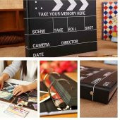 Klaket Fotoğraf Albümü Hediyelik Albüm Sinema Klaket Albüm Çocuk Albümü - 5