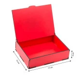 Sevdiklerinize Özel Kırmızı Ahşap Hediye Kutusunda 4 Adet Eti Karam Gurme Bitter Çikolatalı ( Seni Seviyorum Yazılı ) thumbnail 4