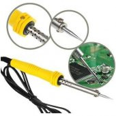 60 Watt Topraklı Profesyonel Lehim Kalem Havya Lüx Set Lehim Teli + Mini Sehpa + Temizleme Süngeri - 2