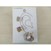 BAYAN KÜPESİ, 3LÜ KÜPE SETİ, YENİ SERİ EKONOMİK METAL KÜPE, Sortie Bayan Küpesi - 2