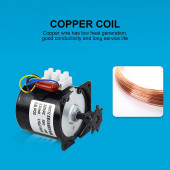 KULUÇKA ÇEVİRME MOTORU 14W - 220 V (60Kg) - 3