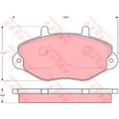 On Balata Transıt T15 2.0 2.5 Dı 2.5td 2.5 Tdı 09.91-03.00 Cap 138.8- 72 -18.8 Gdb1080 - 1