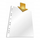 Poşet Dosya 50 Li A-4 Şeffaf Föy Dosya 1 Paket Artlantis Ofis Okul Kenarı Delikli Poşet Dosya 1 Paket - 3