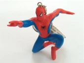 Spiderman Anahtarlık (Lisanslı) ELASTİK (Spiderman MASKOT) ÖRÜMCEK ADAM Asma Süs, OTO ANAHTARLIĞI - 1