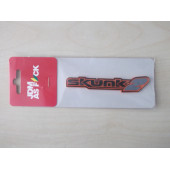 SKUNK2 LOGOSU 10x1,5cm KABARTMA SPORT ARMA TURUNCU (SKUNK2 ARMASI) SKUNK2 YAZISI - SKUNK2 LOGO - 1