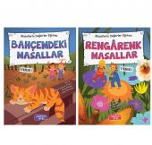 Ciltli Renkli Masal Kitapları Seti 2 Kitap Takım - 1