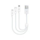 Ttec MiniCable Trio Charge Cable 30 cm Lightning,Micro USB,Type-c - 1