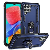 Gpack Samsung Galaxy M33 Kılıf Vega Sert Silikon Tank Standlı Yüzüklü Mıknatıslı thumbnail 3