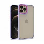 Gpack Apple iPhone 12 Pro Max Flora Sert Silikon Arkası Cam Şeffaf - 4