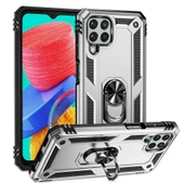 Gpack Samsung Galaxy M33 Kılıf Vega Sert Silikon Tank Standlı Yüzüklü Mıknatıslı thumbnail 7