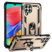 Gpack Samsung Galaxy M33 Kılıf Vega Sert Silikon Tank Standlı Yüzüklü Mıknatıslı thumbnail 5