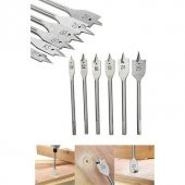 Yaprak Matkap Ucu Seti 6 Parça Tahta Ahşap Oyma Kelebek Set Ahşap Oyucu Set - 4