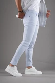 REGULAR FİT LİKRALI PAMUKLU ERKEK KOT PANTOLON - 1