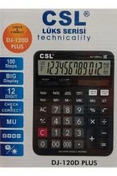 CSL 12 Haneli Masa Tipi İşlem Kontrollü Hesap Makinesi thumbnail 3