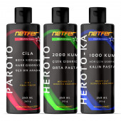 Netfer 3'lü Orta Kalın Pasta Cila Set - 3x250 mL - 1