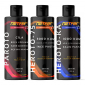 Netfer 3'lü İnce Kalın Pasta Cila Set - 3x250 mL - 1