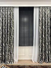 Jaluzi Perde Lake Polywood 50mm Ofis Modern Ve Tüm Mekanlar Için  Antrasit 140 x 150 - 1