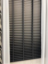 Jaluzi Perde Lake Polywood 50mm Ofis Modern Ve Tüm Mekanlar Için Antrasit 120 x 200 - 4