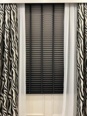 Jaluzi Perde Lake Polywood 50mm Ofis Modern Ve Tüm Mekanlar Için  Antrasit 140 x 150 - 3